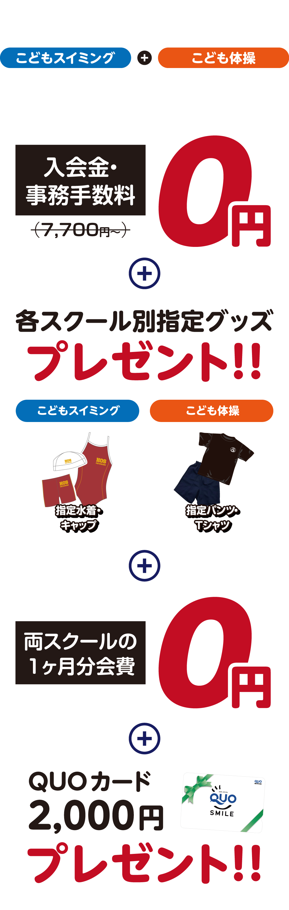 本科生限定重複入会特典内容